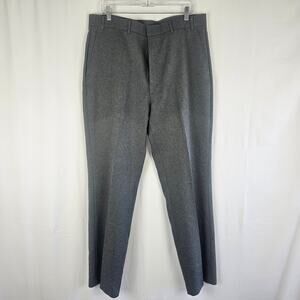 LEVIS Action Slacks Gray Pants 90s Vintage 37.5x34 Classic Office Mininalist
